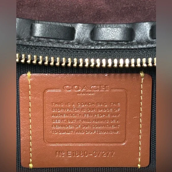 COACH Dreamer 34 Whipstitch Shoulder Bag - Picture 16 of 17